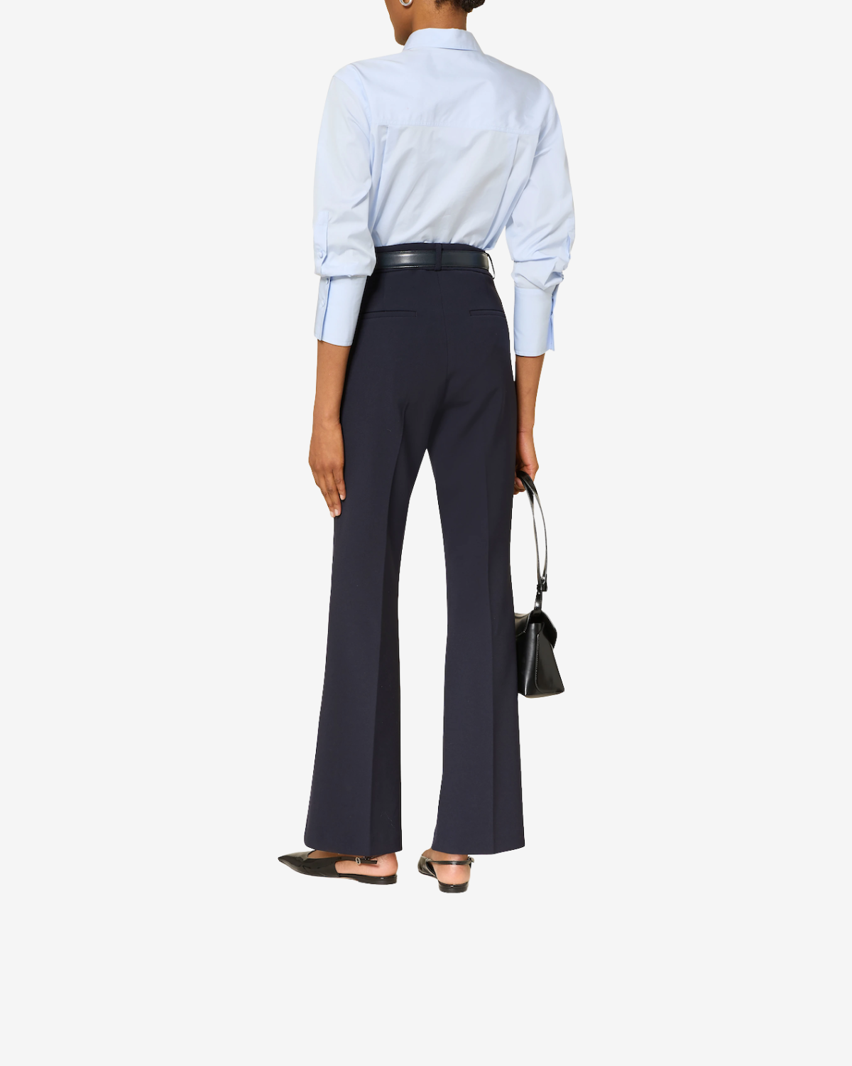 Fawn flap pocket  Dark navy