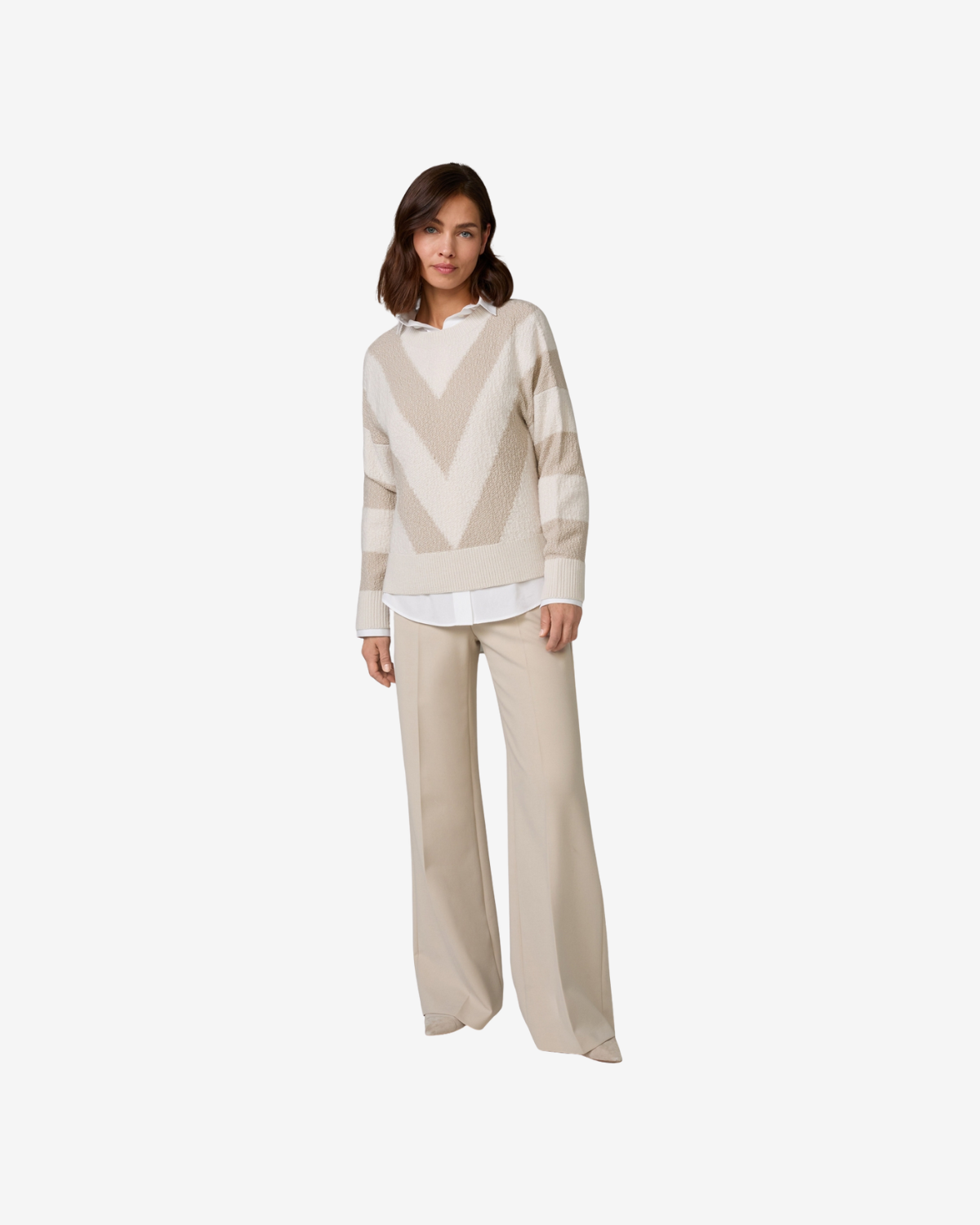 Trousers Open beige
