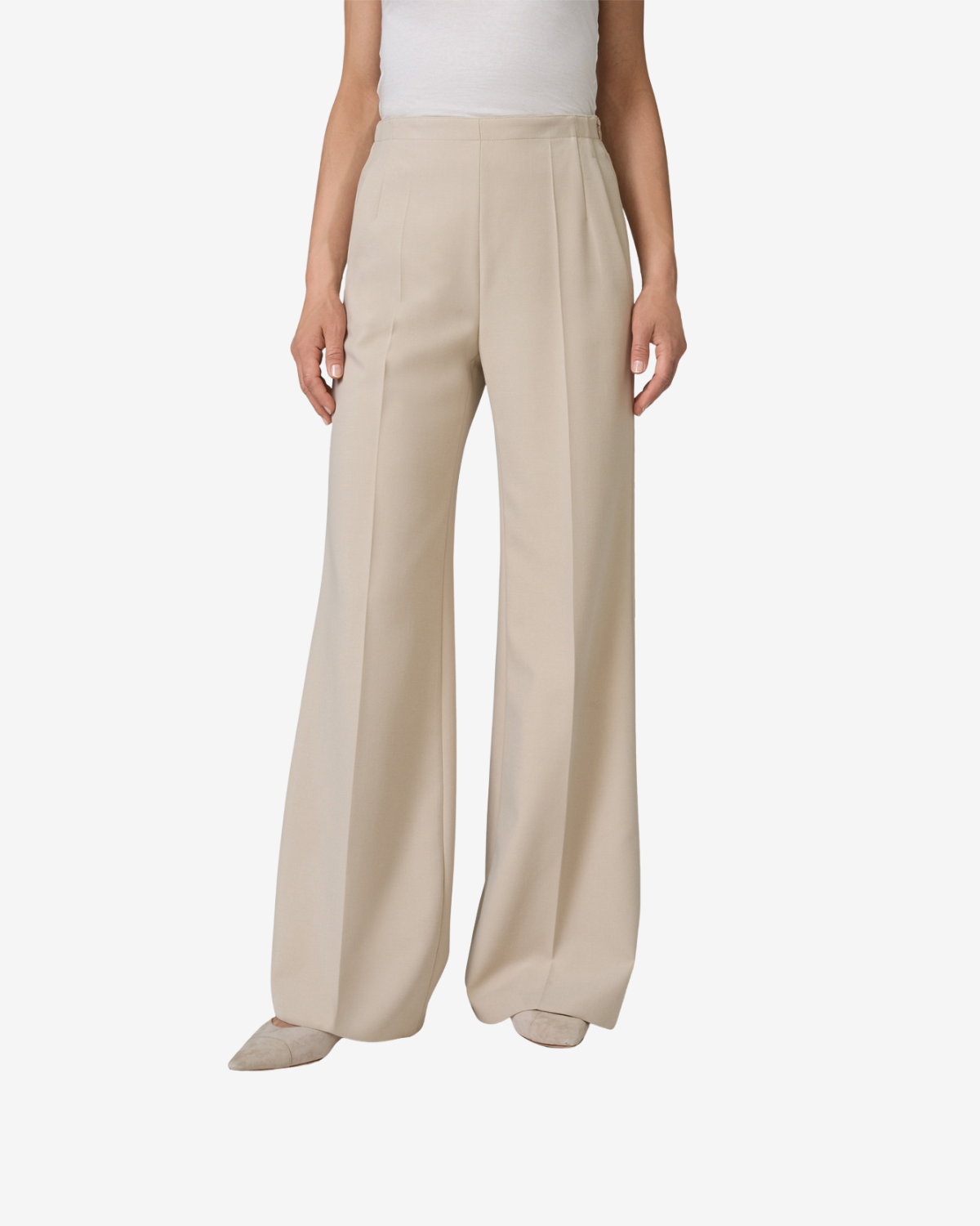 Trousers Open beige