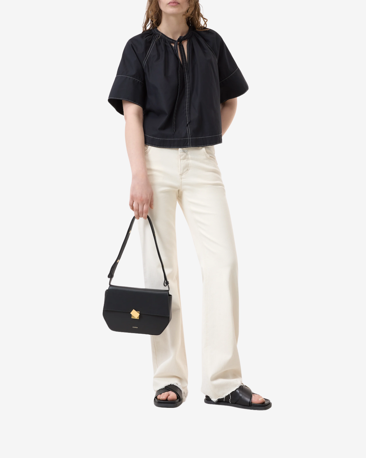 Cropped top black