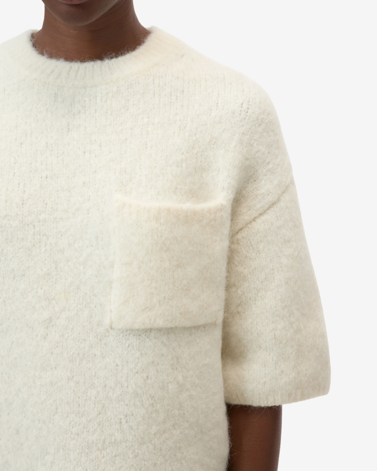 Crew short sleeve Ivory