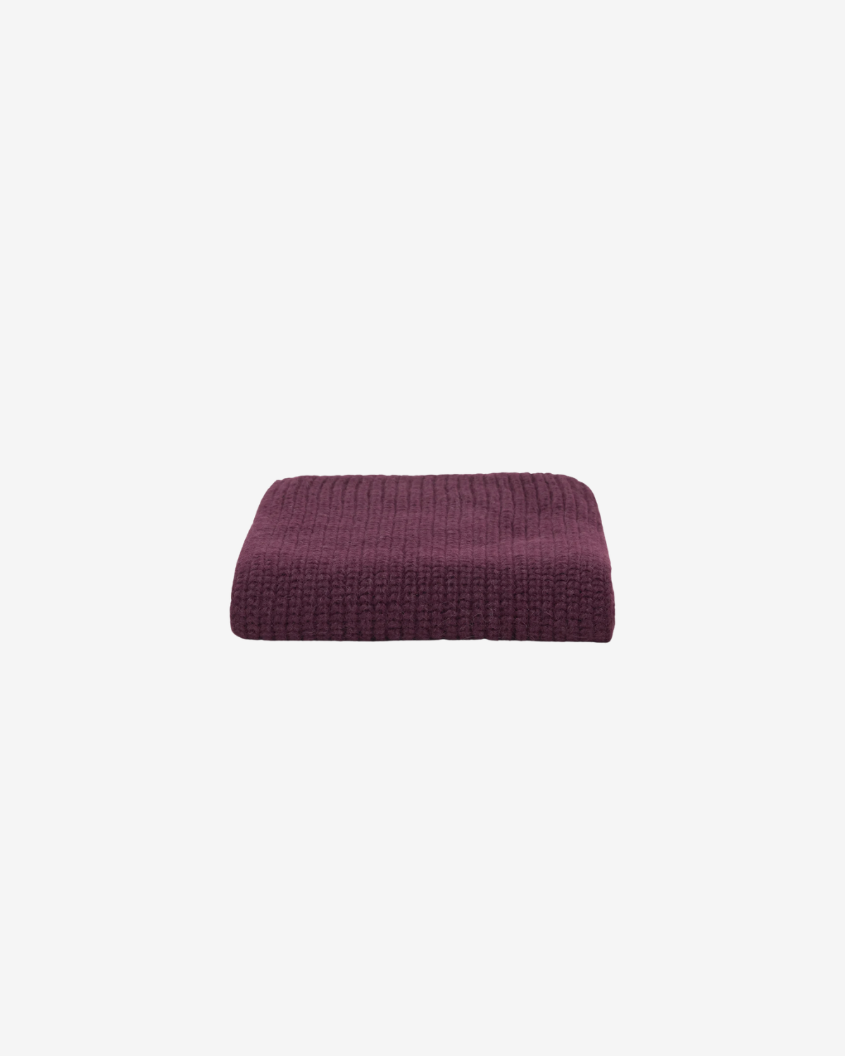 Knitted scarf Dark raisin red