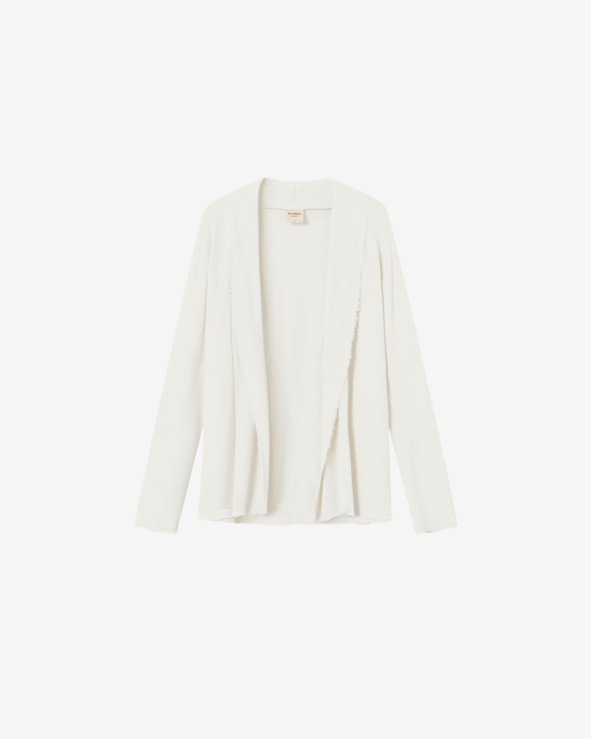 SHORT CARDIGAN raw white
