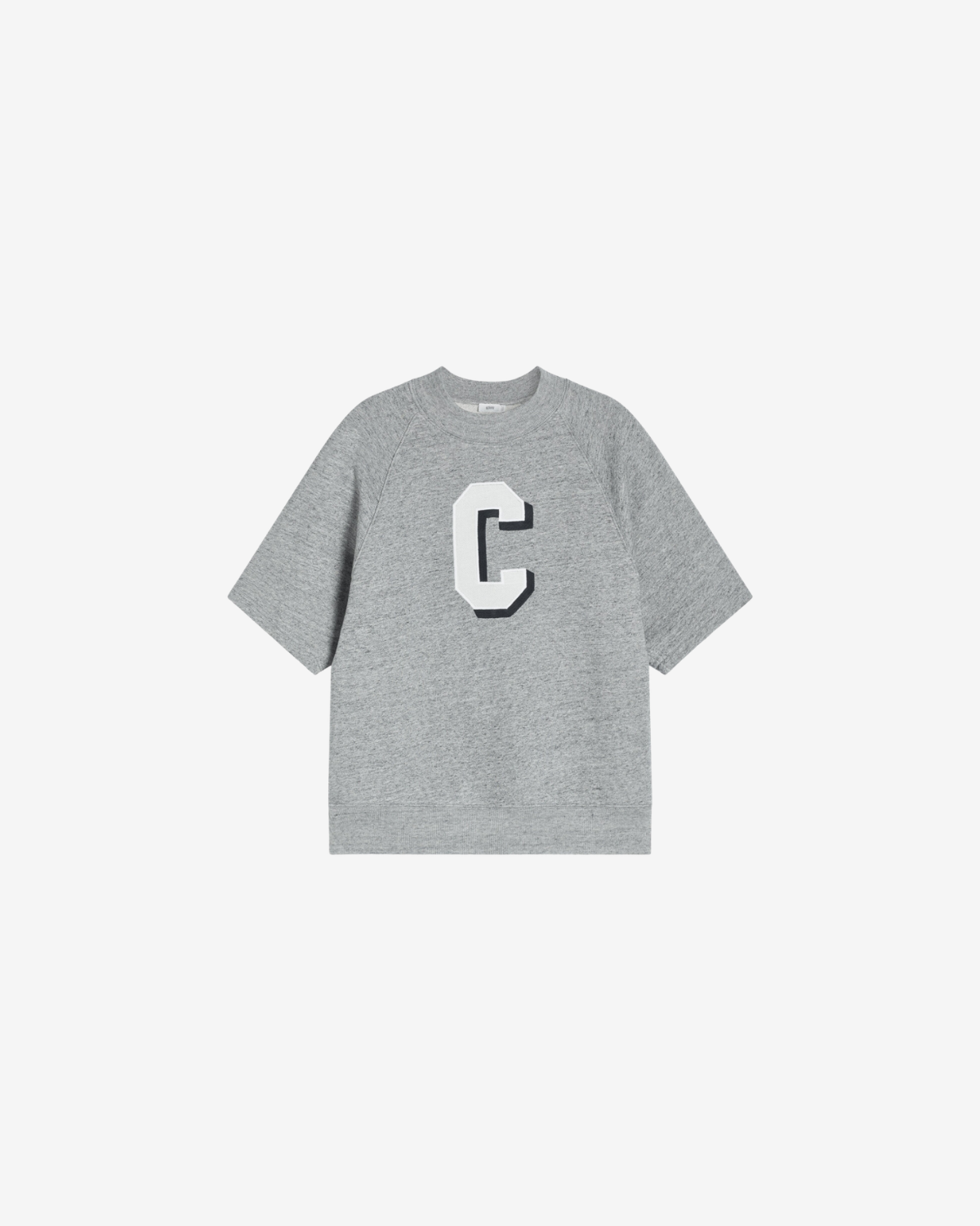 Raglan short sleeve shirt Light grey
