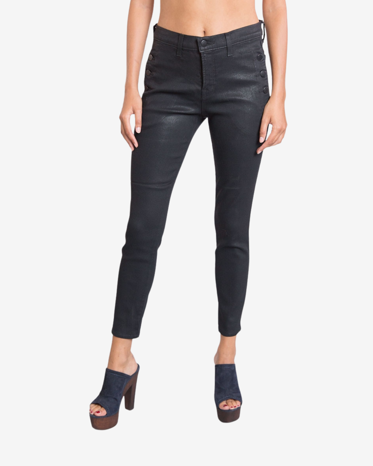 ZION Mid Rise Skinny Zwart