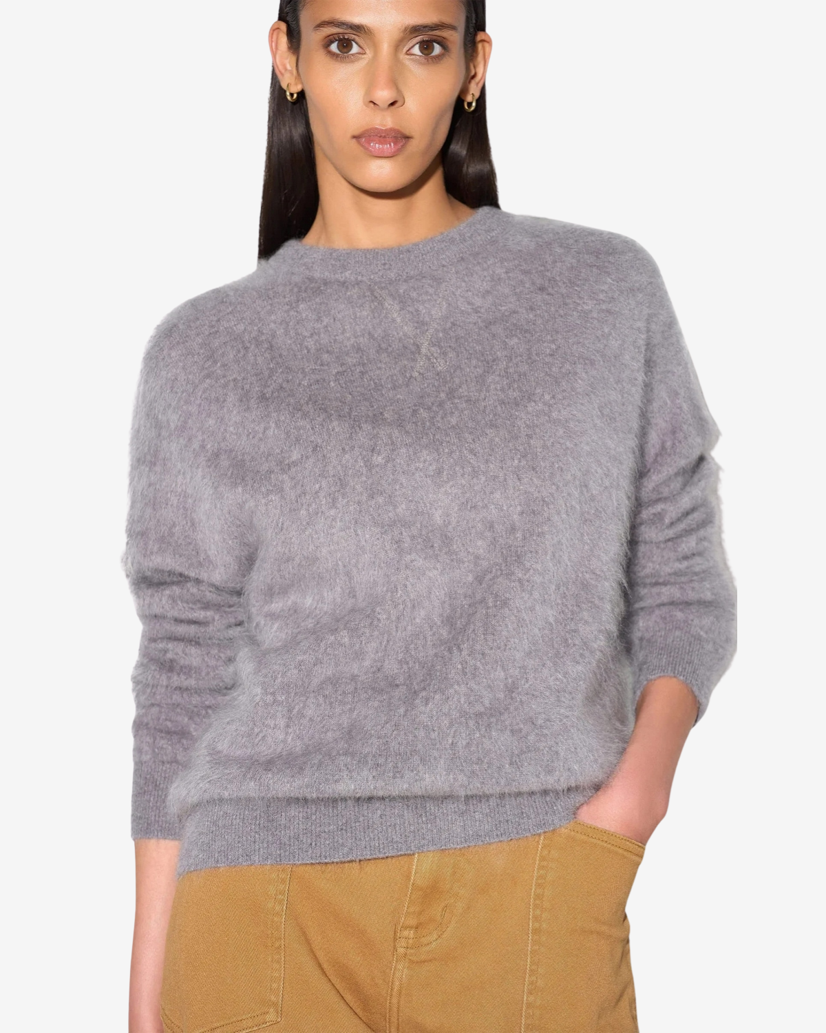Lewis Cashmere Trui Grijs