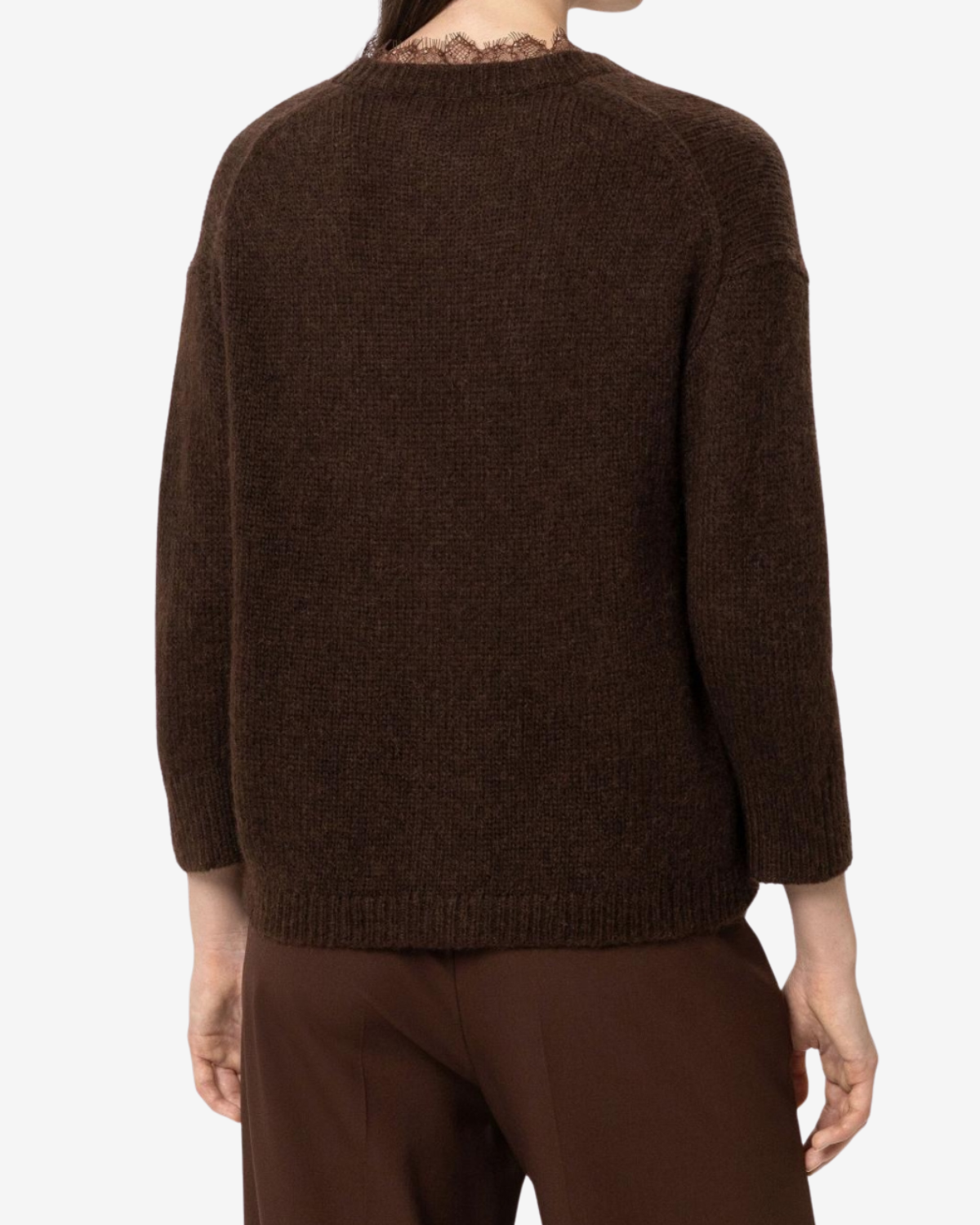 Cardigan Alpaca-mix Marone