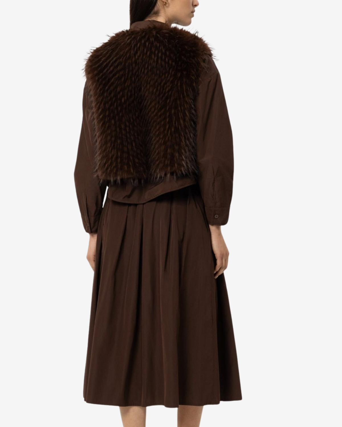 Boho-vest Marone