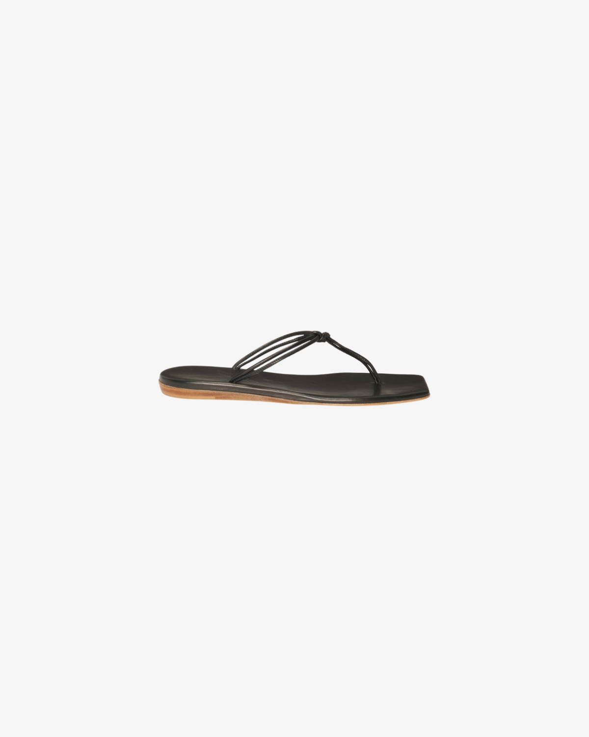 Colorful vibes cord sandal Pure black
