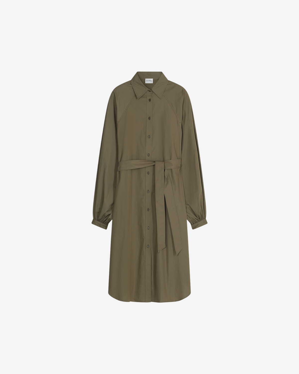 Raglan dress Cypress green