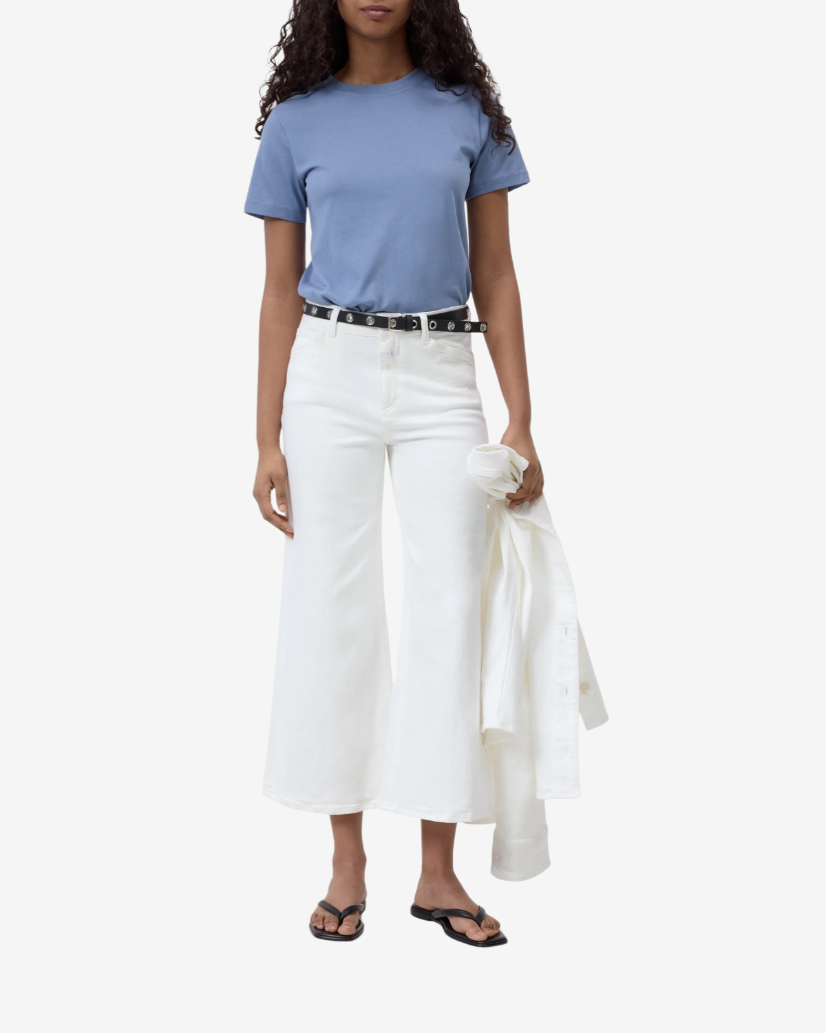 Basic t-shirt Stone blue