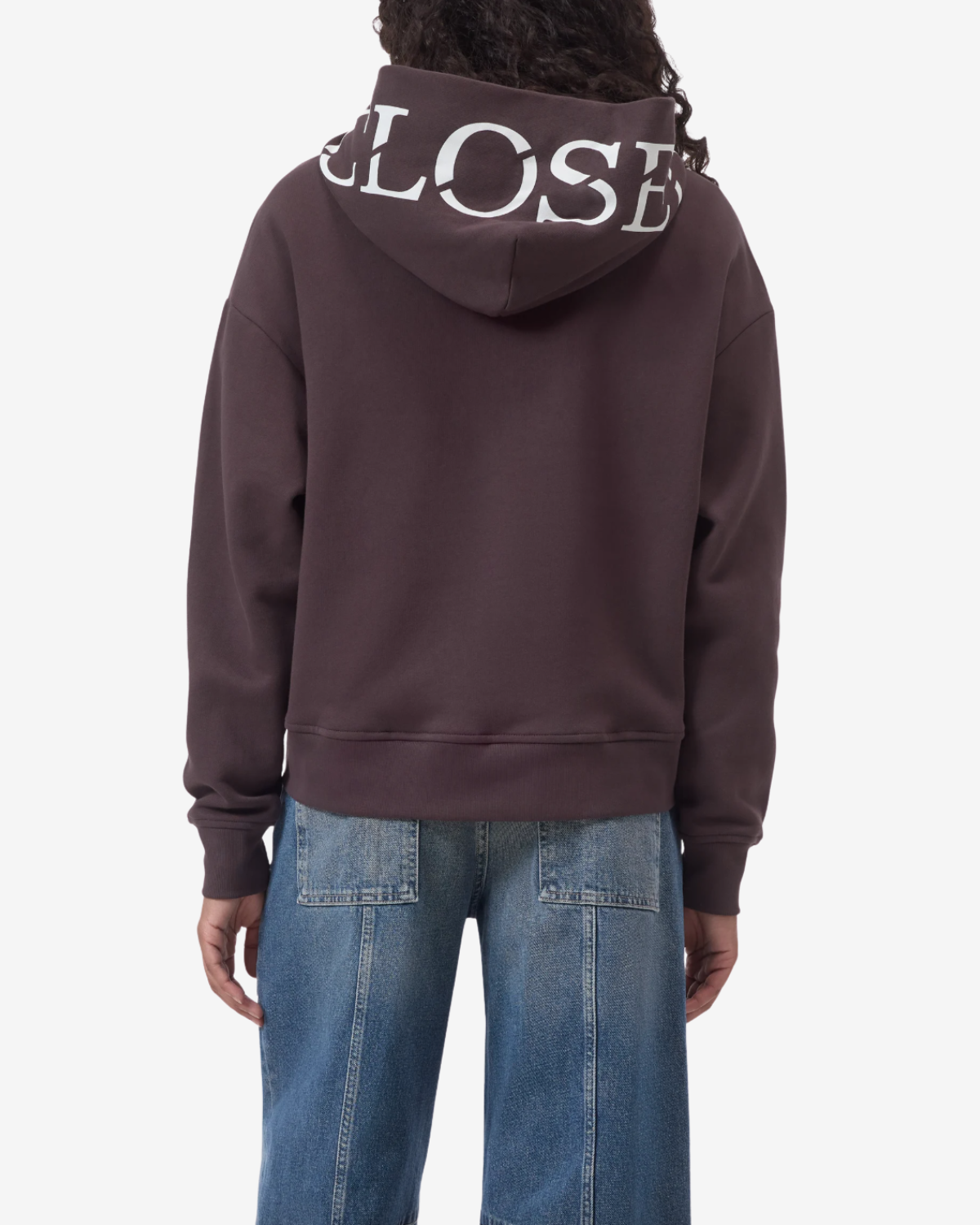 Closed hoodie Mahagony brown