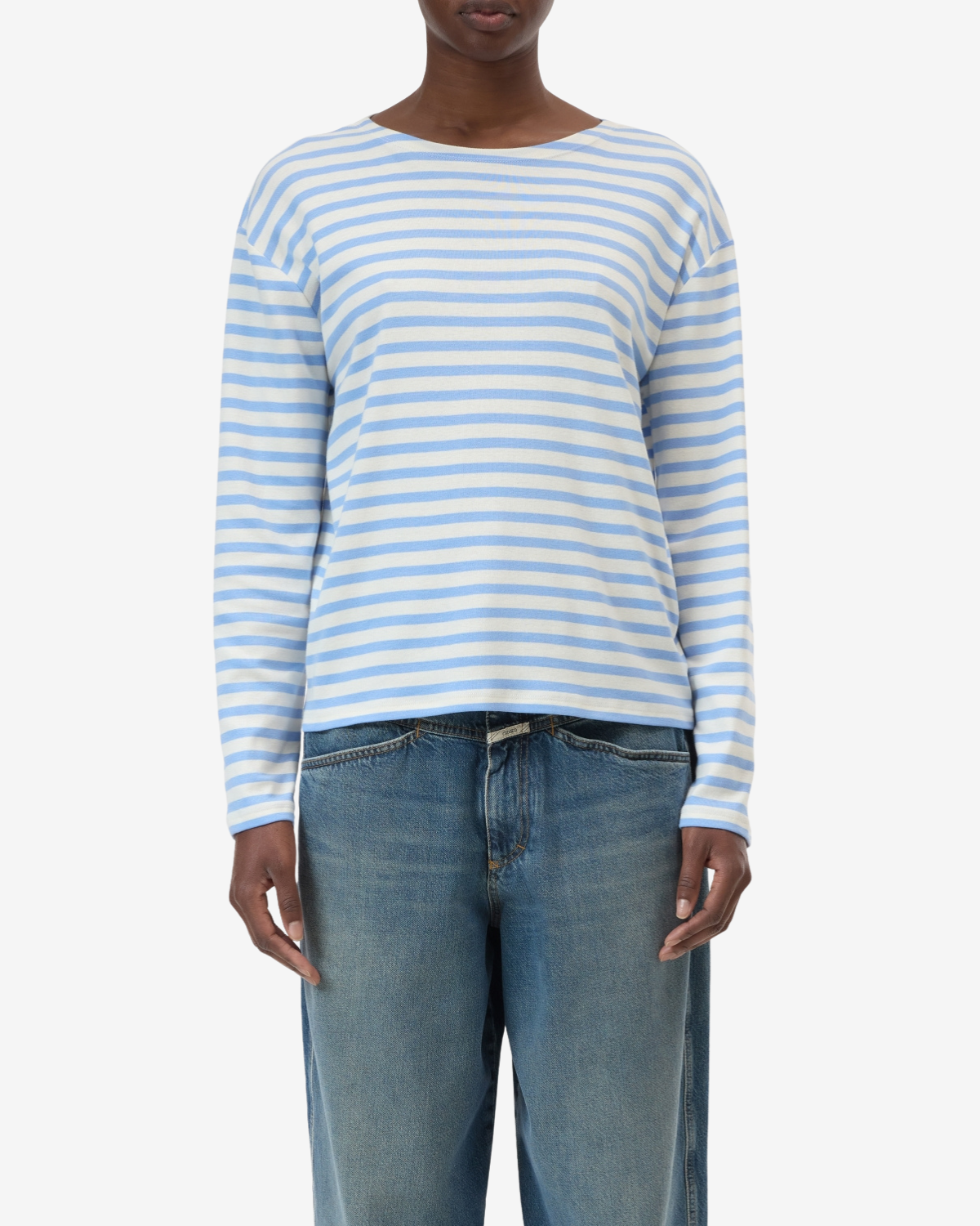 Basic longsleeve Sky blue