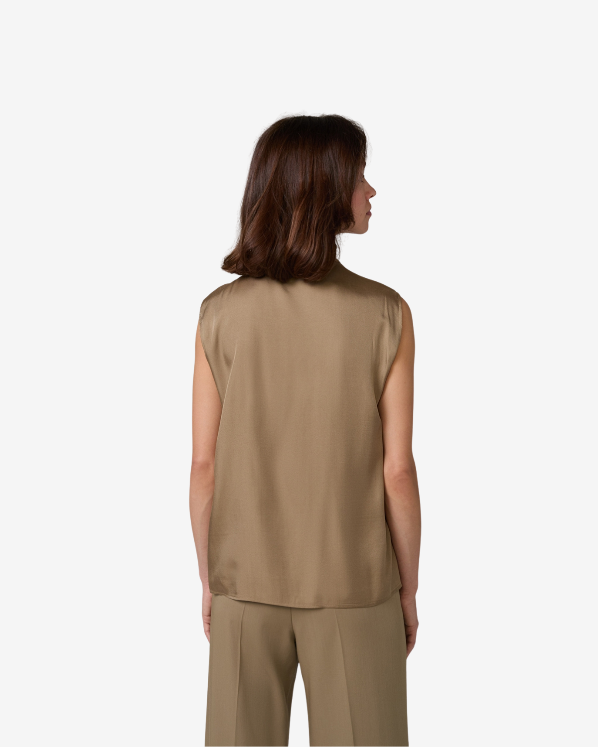 Blouse Open Brown