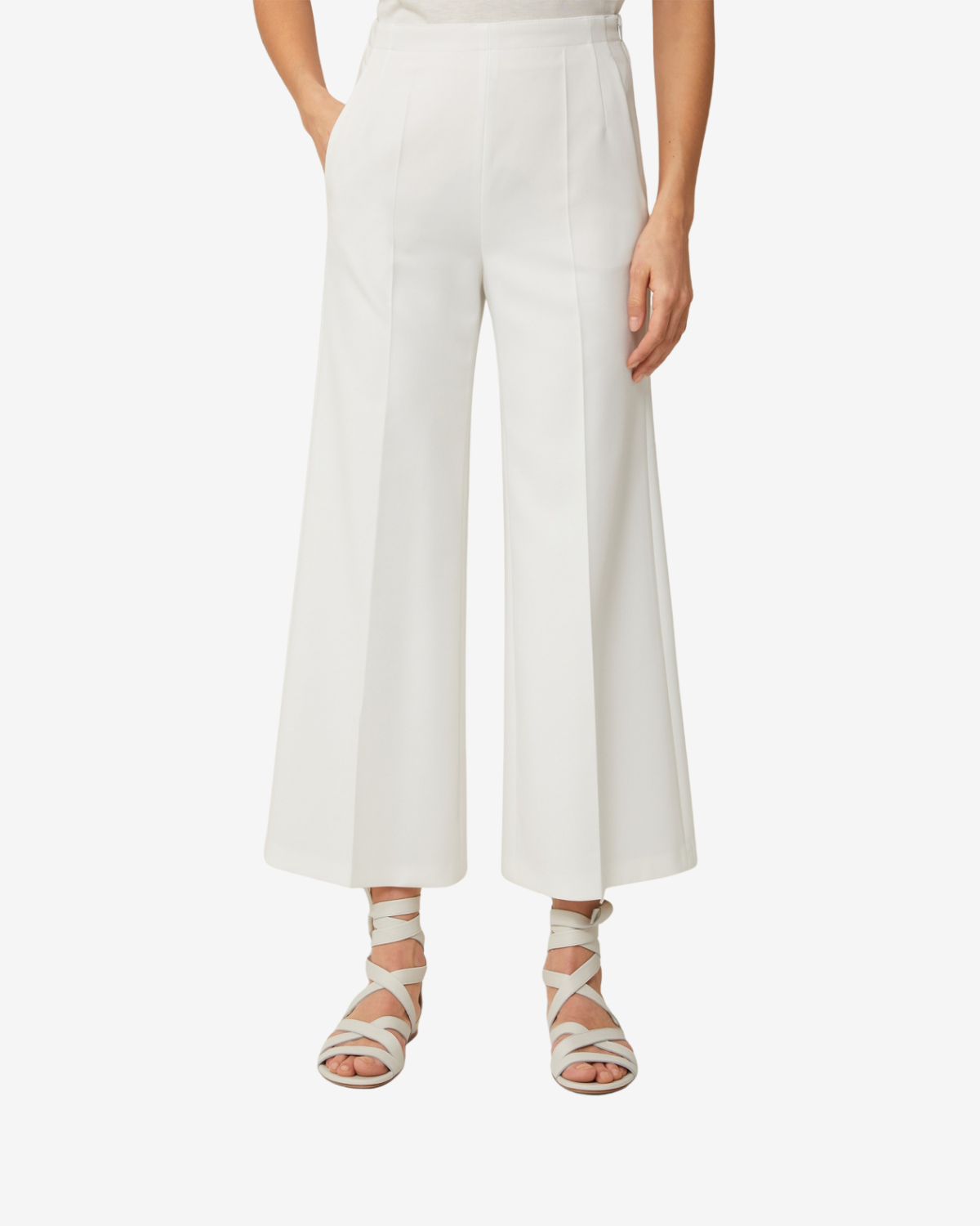 Broek Open white