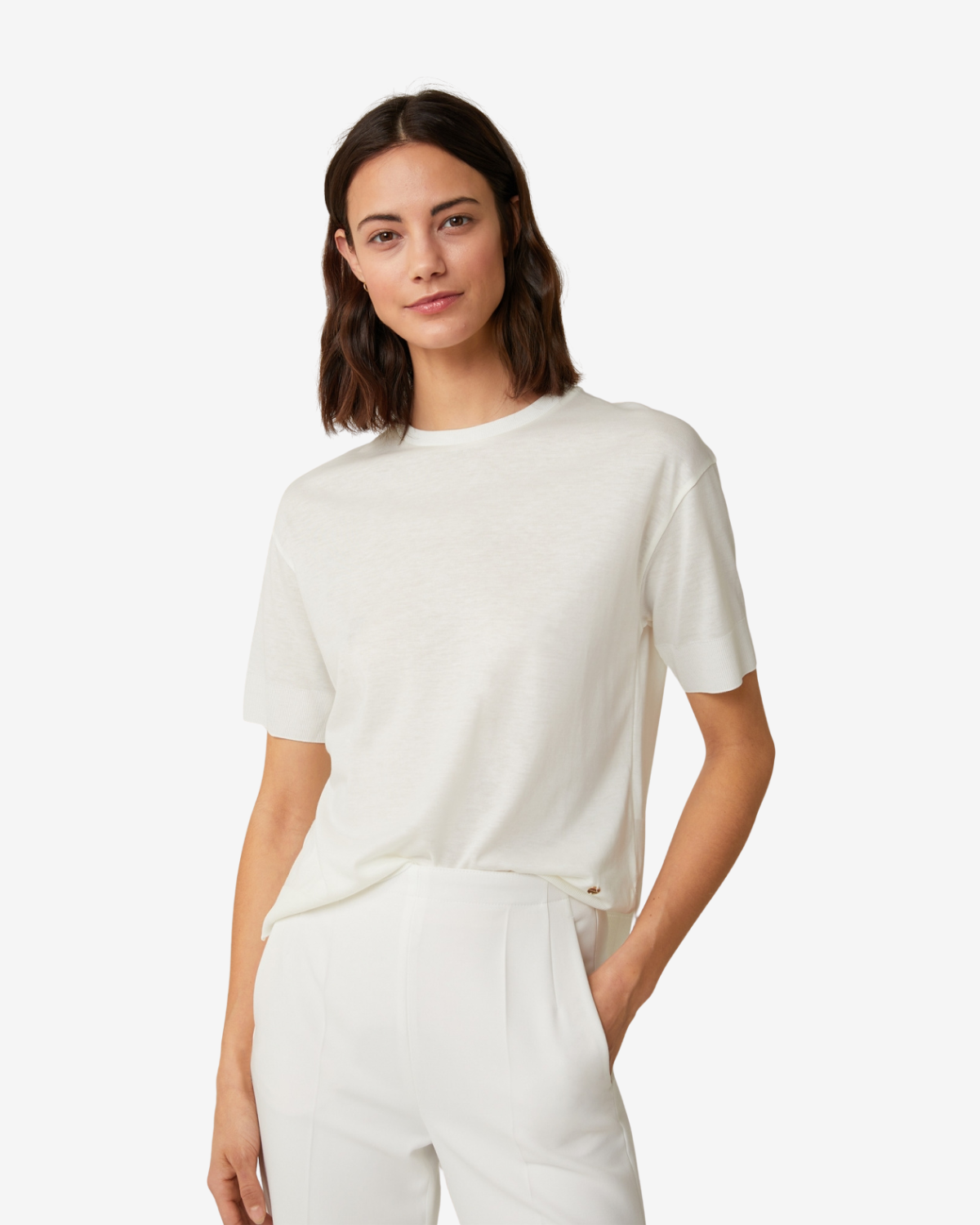 T-shirt Open white