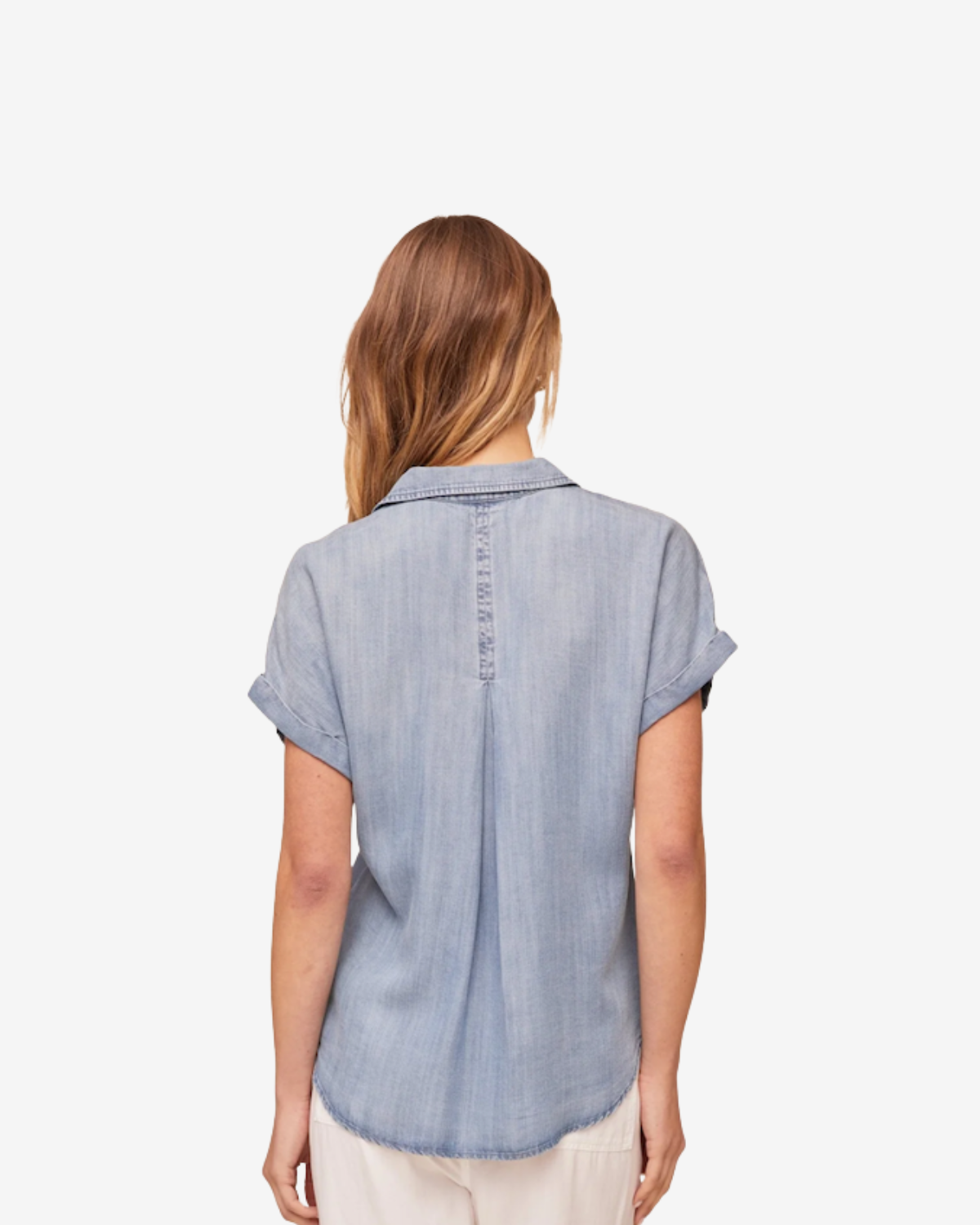Short sleeve botton down  denim